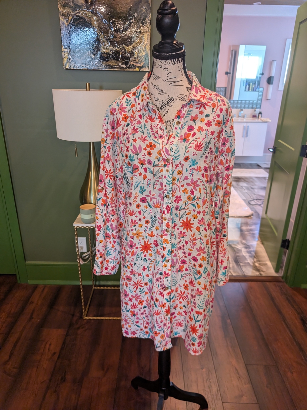 Hatley Floral Shirt Dress